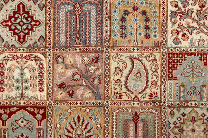 Multi Colored Bakhtiar 4' 6 x 6' 5 - No. 56766