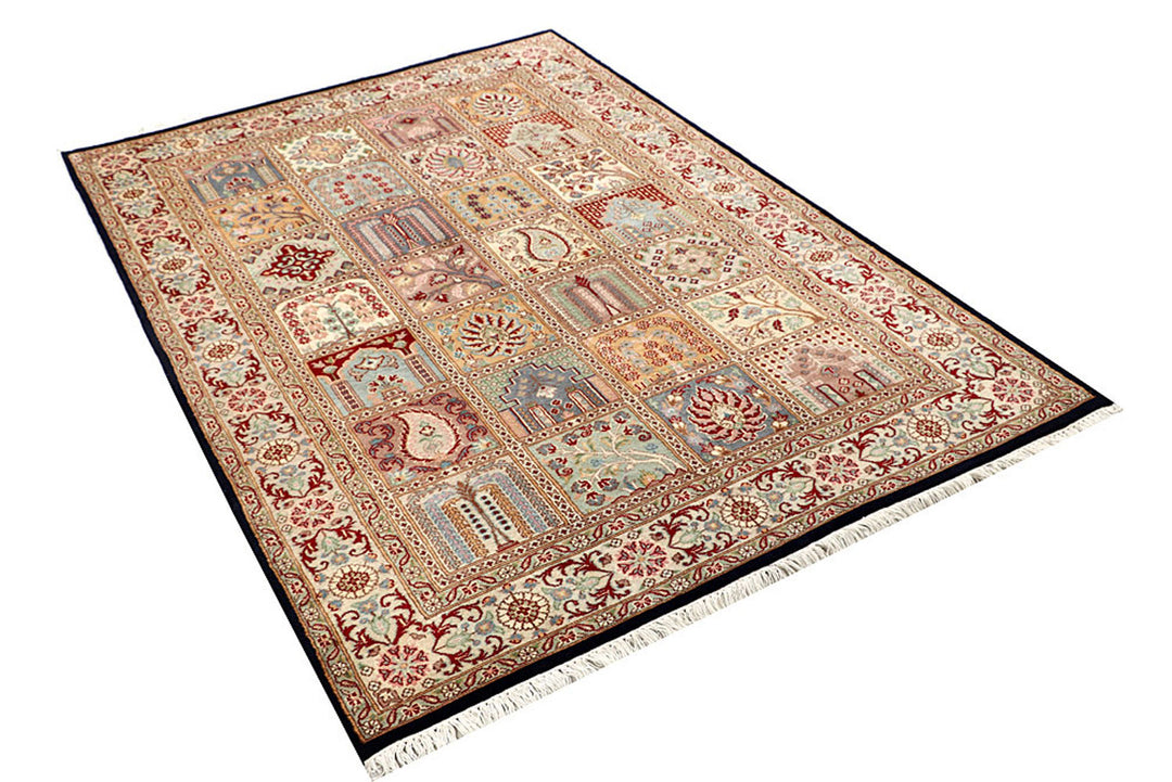 Multi Colored Bakhtiar 4' 6 x 6' 5 - No. 56766