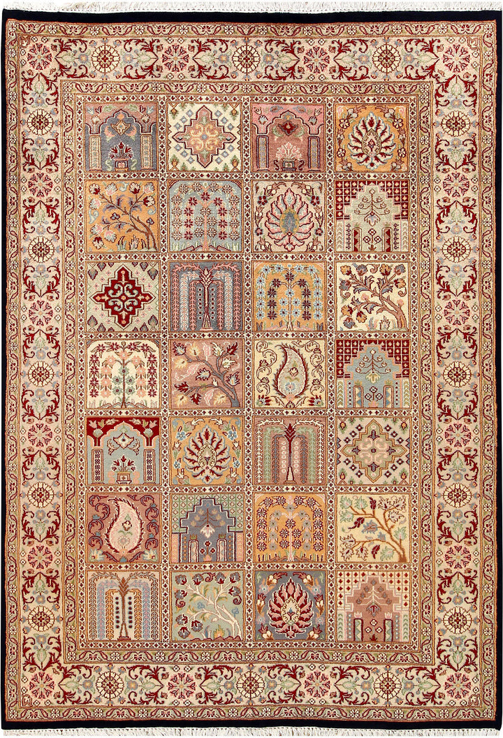 Multi Colored Bakhtiar 4' 6 x 6' 5 - No. 56766