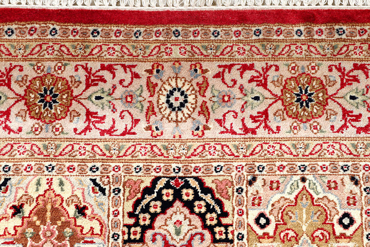 Multi Colored Bakhtiar 4'  7" x 7'  2" - No. QA57299