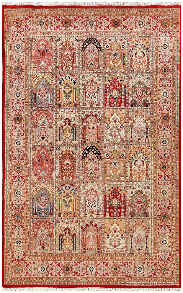 Multi Colored Bakhtiar 4' 7 x 7' 2 - No. 56768