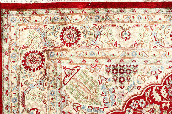 Firebrick Isfahan 4'  7" x 6'  8" - No. QA14689