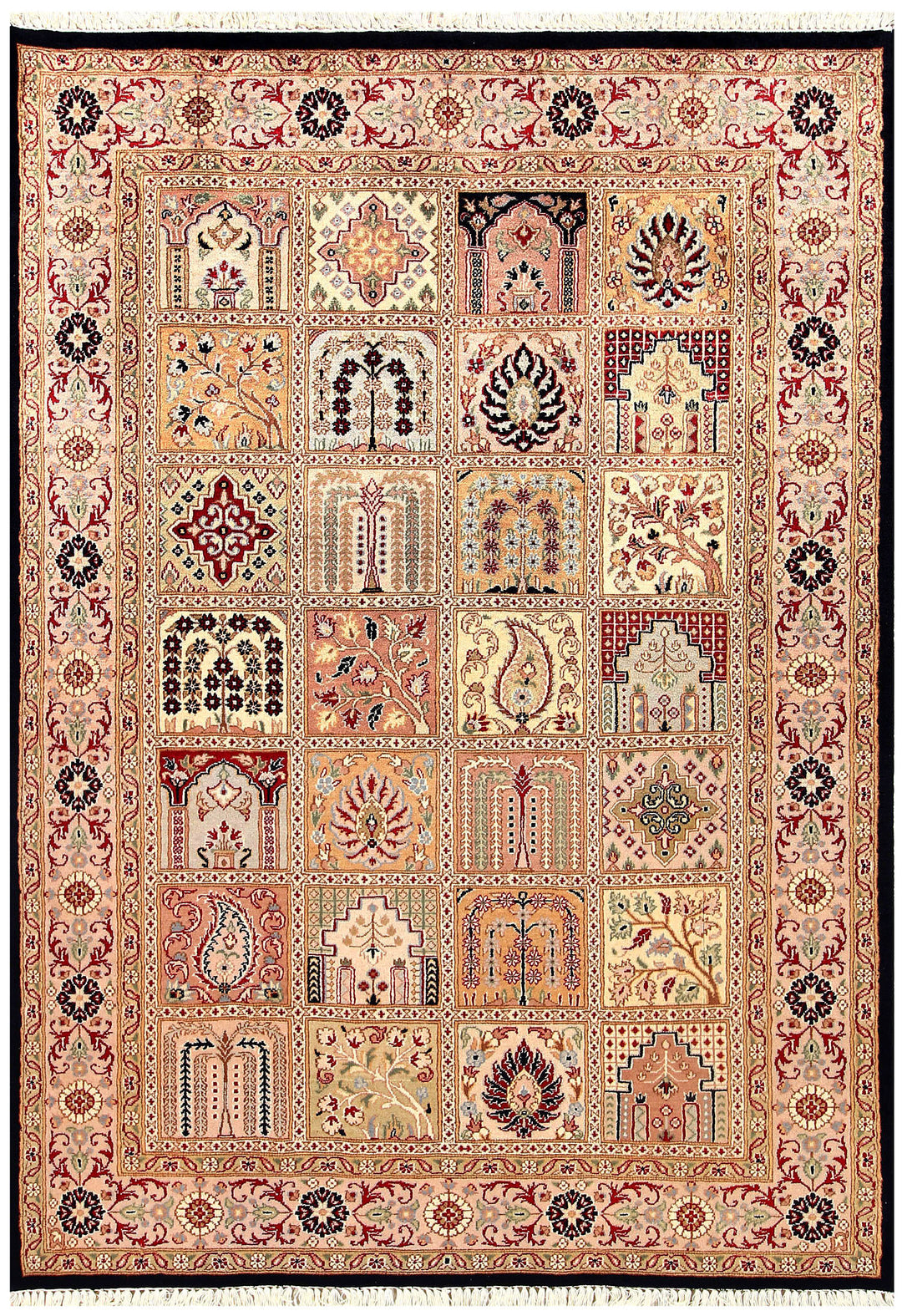 Multi Colored Bakhtiar 4' 6 x 6' 4 - No. 56772 - ALRUG Rug Store