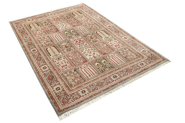 Multi Colored Bakhtiar 4'  6" x 6'  8" - No. QA29395
