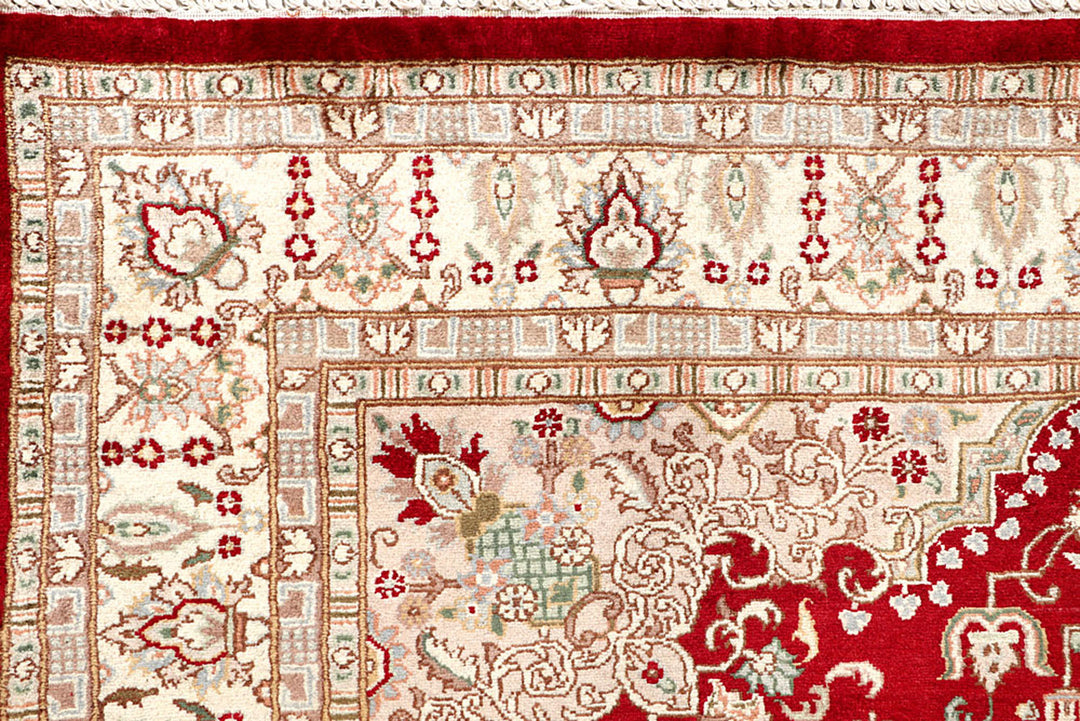 Firebrick Isfahan 4'  7" x 6'  7" - No. QA51773