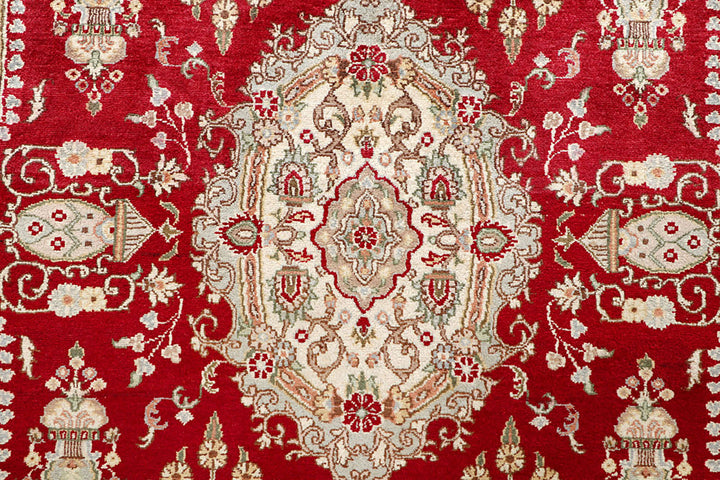 Firebrick Isfahan 4'  7" x 6'  7" - No. QA51773