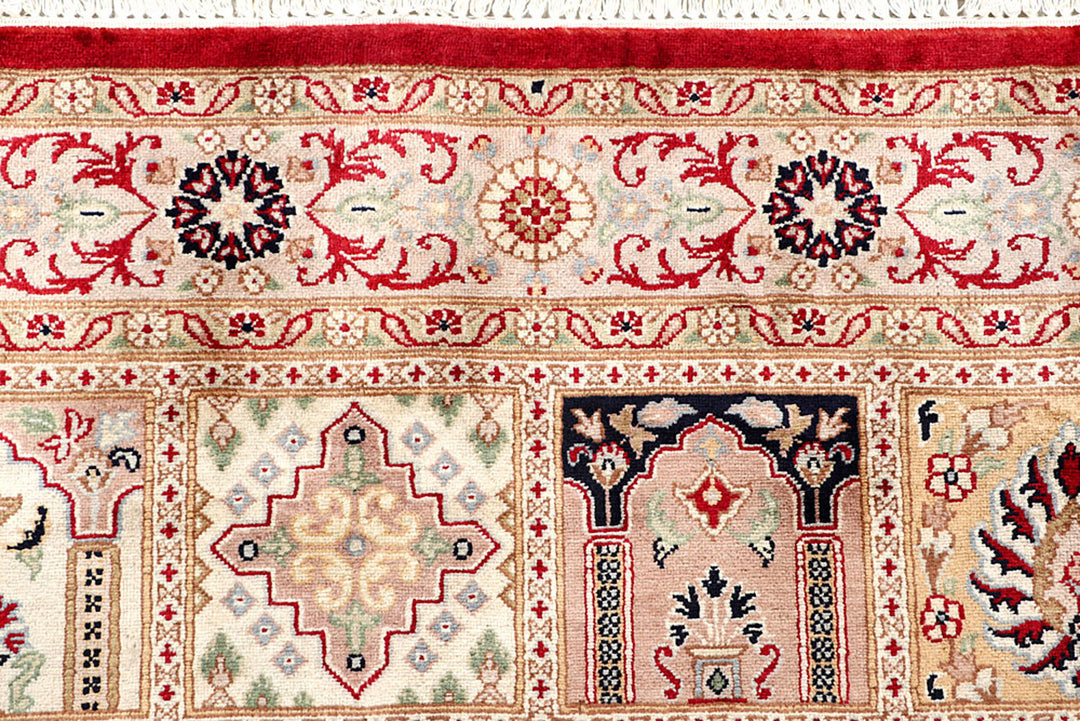 Multi Colored Bakhtiar 4'  6" x 6'  4" - No. QA62101