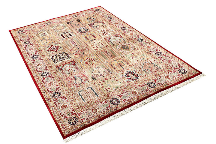 Multi Colored Bakhtiar 4'  6" x 6'  4" - No. QA62101