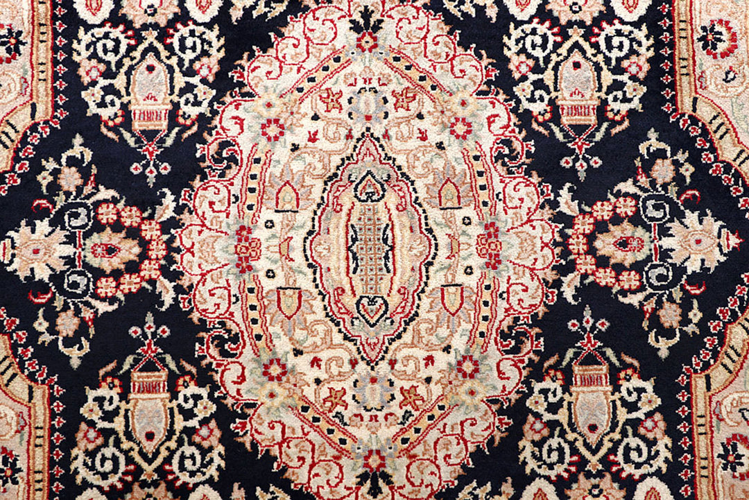 Black Isfahan 4' 5 x 6' 7 - No. 56778