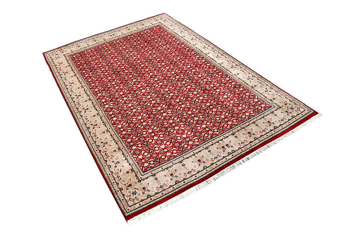 Maroon Mahal 4'  6" x 6'  8" - No. QA57424