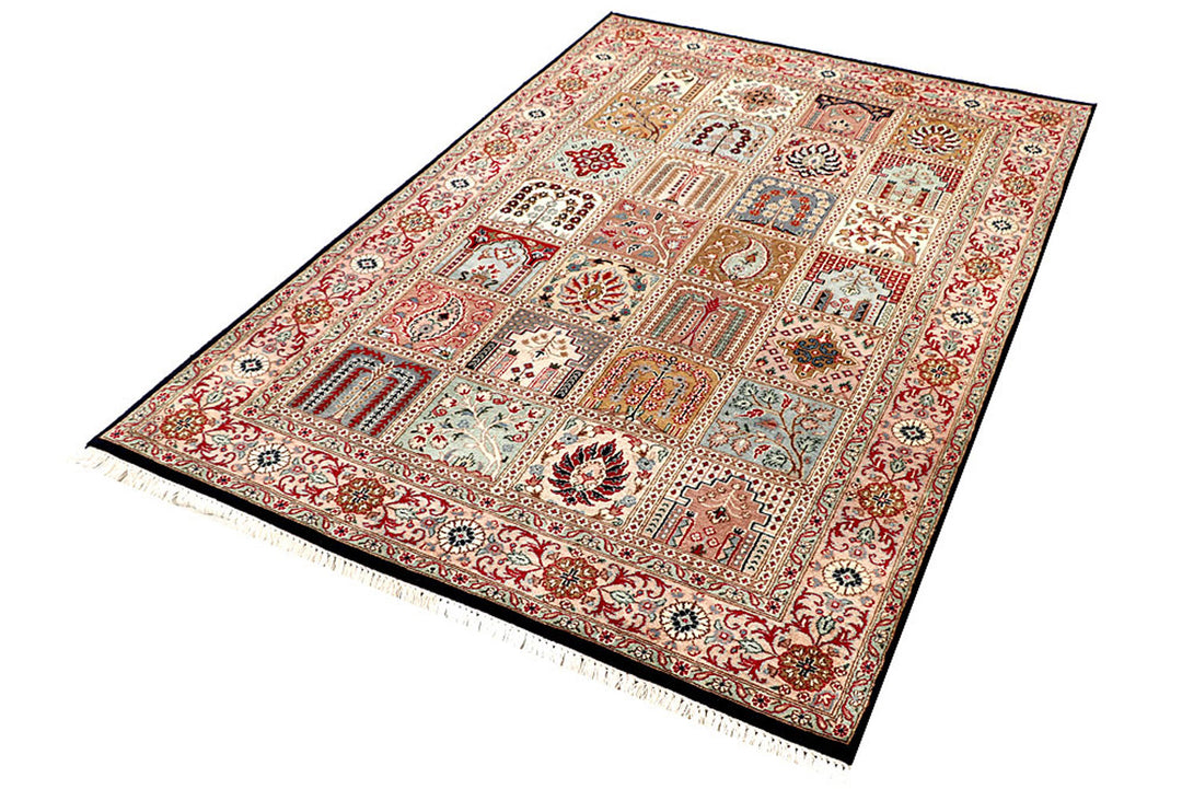 Multi Colored Bakhtiar 4'  6" x 6'  8" - No. QA29050