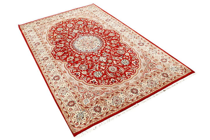 Firebrick Isfahan 4'  6" x 7'  3" - No. QA83918