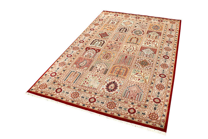 Multi Colored Bakhtiar 4'  6" x 7' " - No. QA87581
