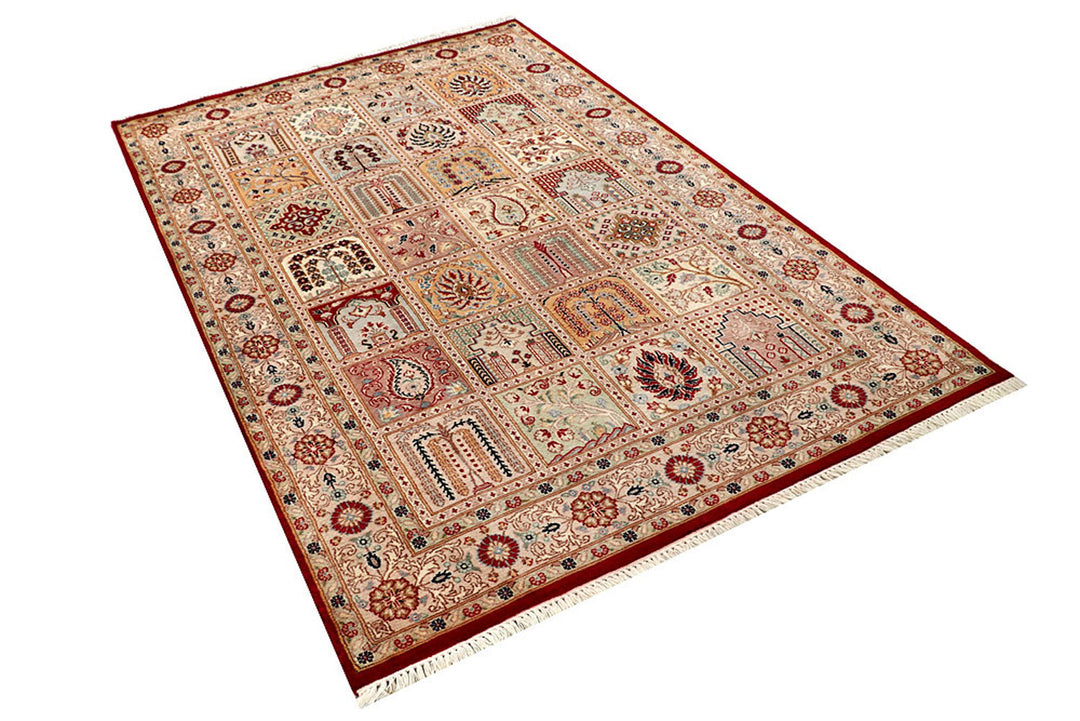 Multi Colored Bakhtiar 4'  6" x 7' " - No. QA87581