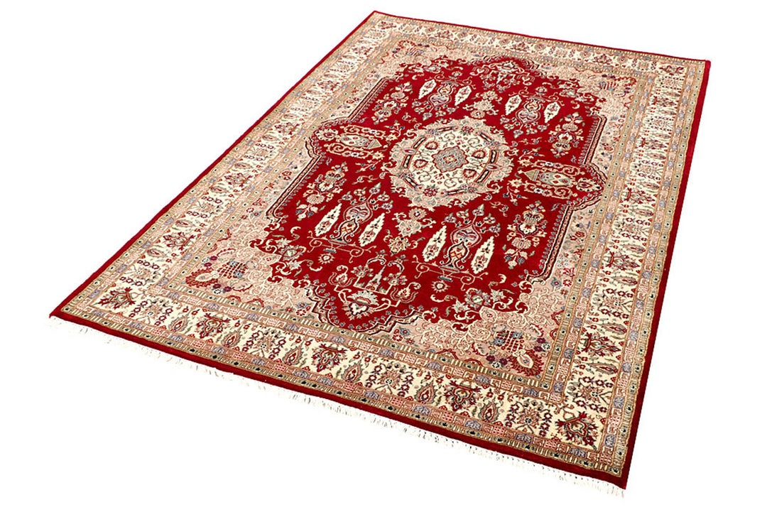 Maroon Isfahan 4'  7" x 6'  8" - No. QA52253