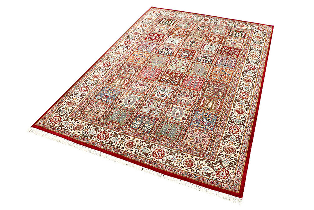 Multi Colored Bakhtiar 4'  6" x 6'  8" - No. QA53138