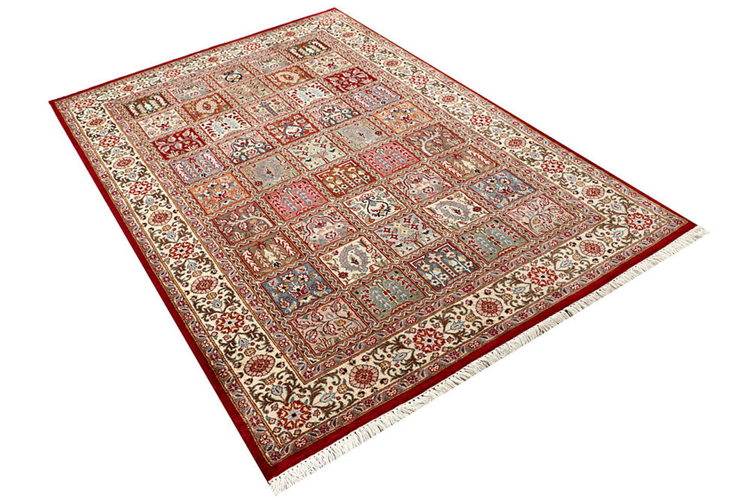 Multi Colored Bakhtiar 4'  6" x 6'  8" - No. QA53138