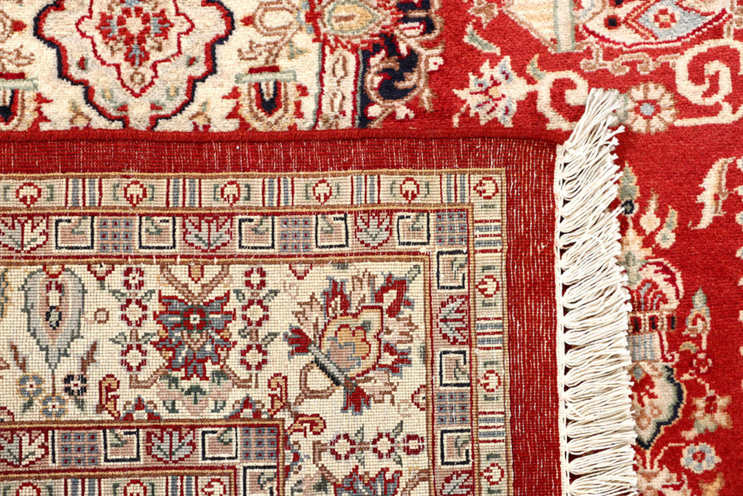 Firebrick Isfahan 4'  6" x 6'  6" - No. QA44766