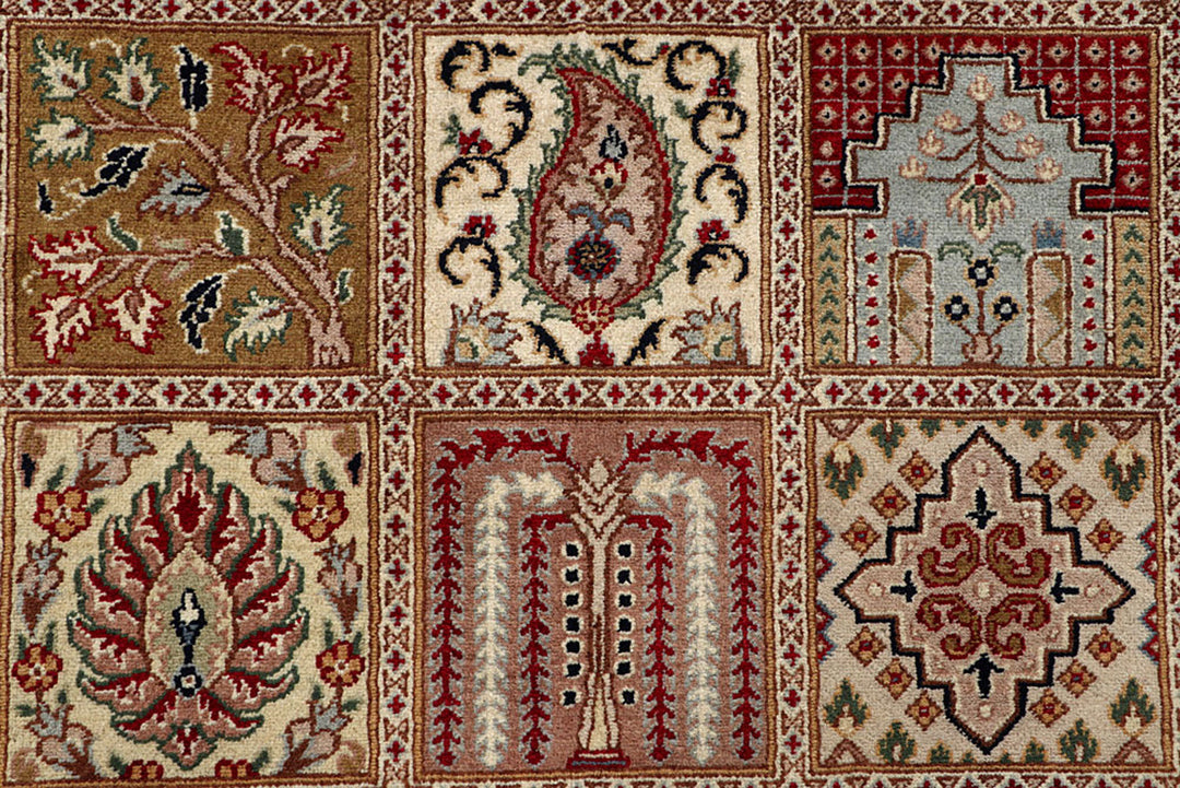 Multi Colored Bakhtiar 4'  6" x 6'  8" - No. QA72076