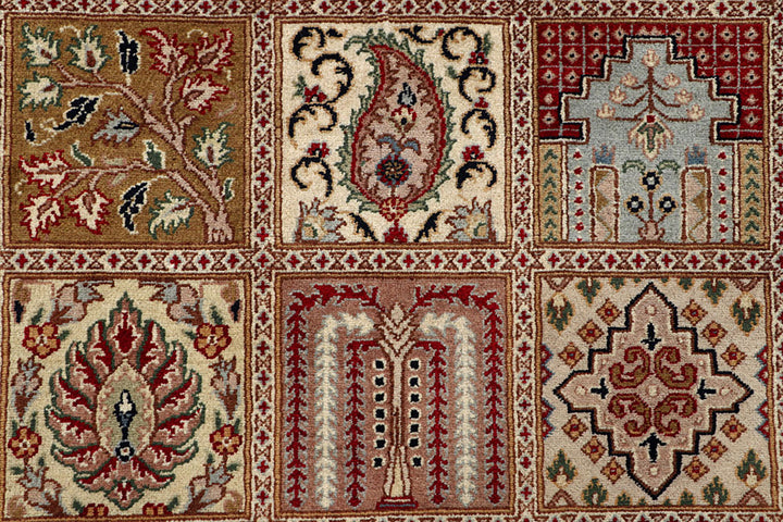 Multi Colored Bakhtiar 4'  6" x 6'  8" - No. QA72076