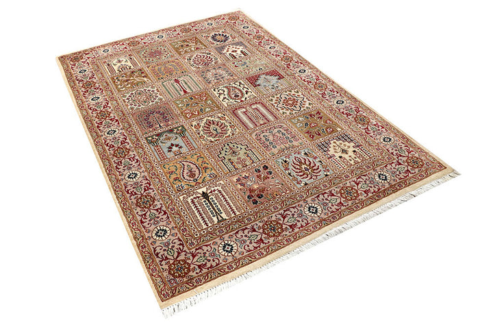 Multi Colored Bakhtiar 4'  6" x 6'  8" - No. QA72076