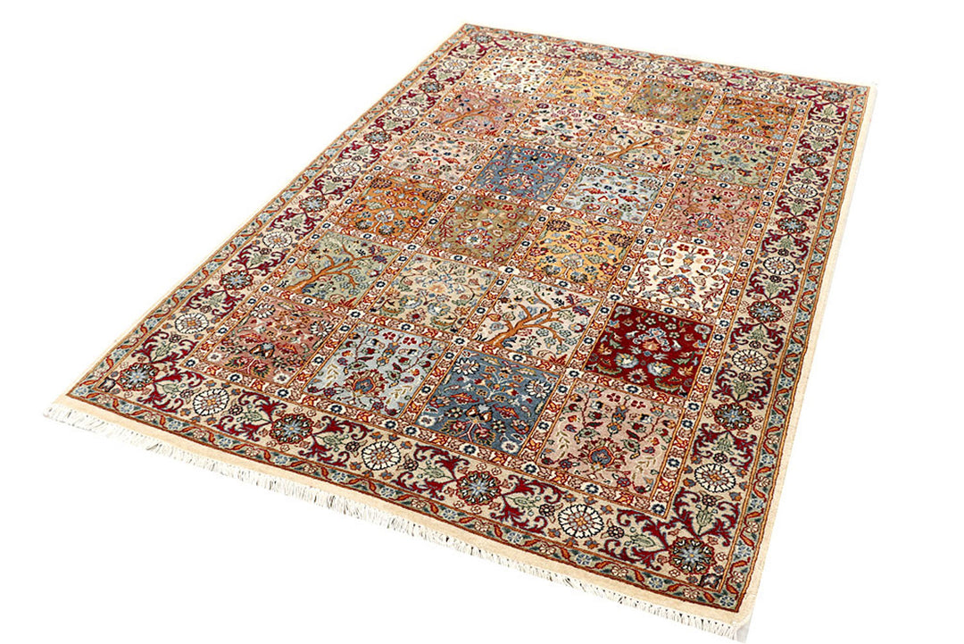 Multi Colored Bakhtiar 4'  6" x 6'  8" - No. QA16639