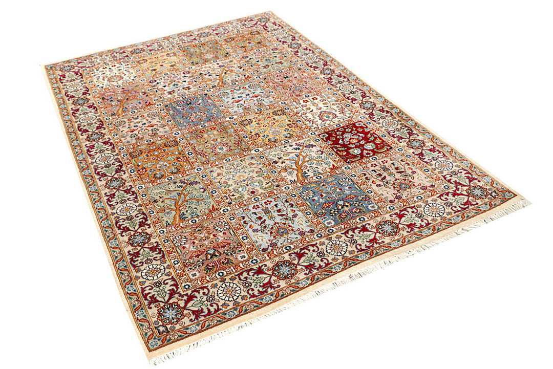 Multi Colored Bakhtiar 4'  6" x 6'  8" - No. QA16639