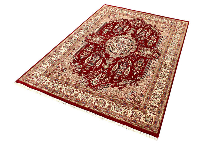 Firebrick Isfahan 4'  5" x 6'  6" - No. QA81741