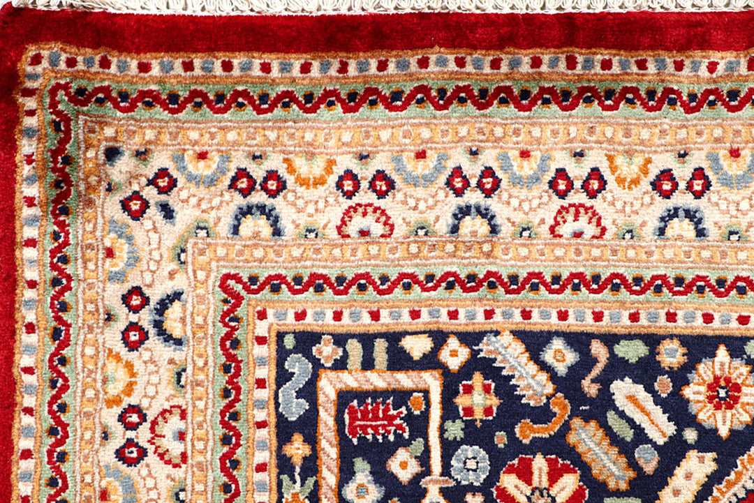 Firebrick Isfahan 4'  6" x 6'  10" - No. QA70350