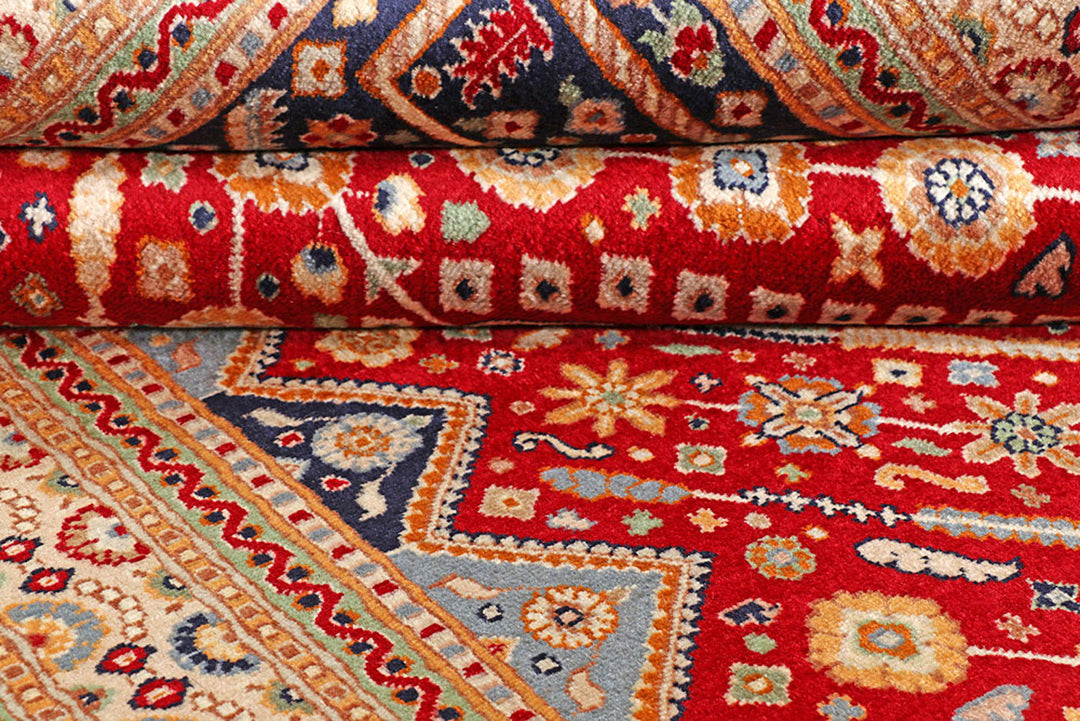 Firebrick Isfahan 4'  6" x 6'  10" - No. QA70350