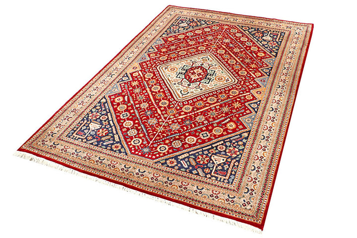 Firebrick Isfahan 4' 6 x 6' 10 - No. 56796