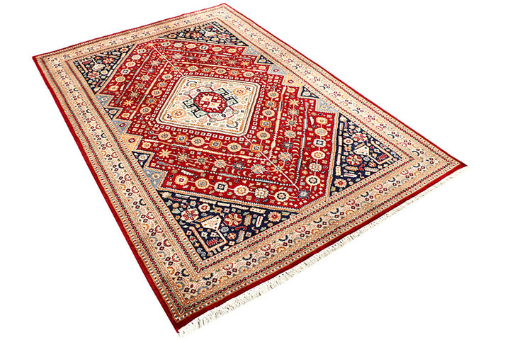 Firebrick Isfahan 4' 6 x 6' 10 - No. 56796