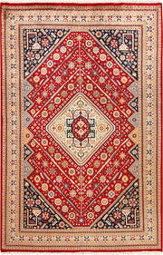 Firebrick Isfahan 4' 6 x 6' 10 - No. 56796