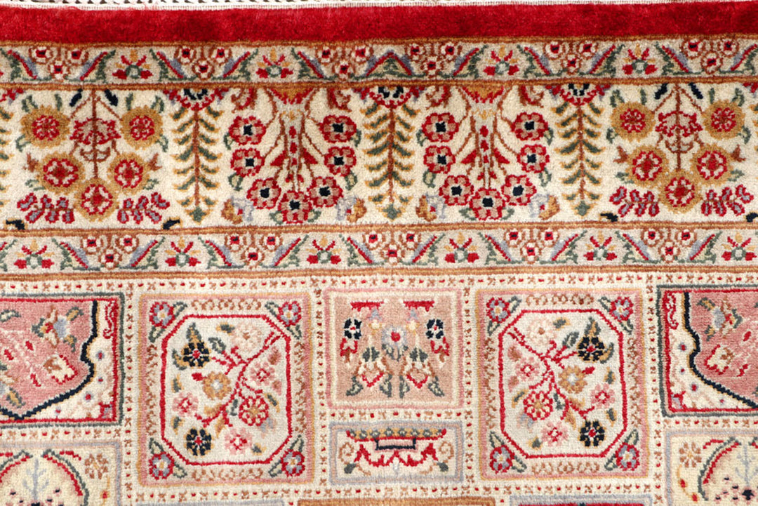Multi Colored Bakhtiar 4'  7" x 7'  1" - No. QA12452