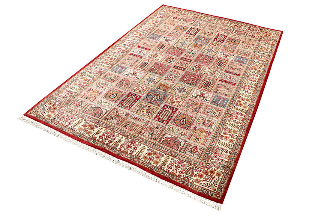 Multi Colored Bakhtiar 4'  7" x 7'  1" - No. QA12452