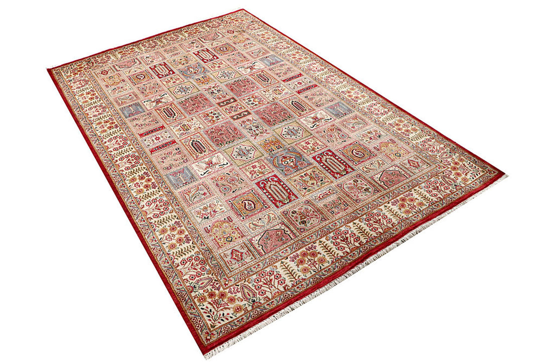 Multi Colored Bakhtiar 4'  7" x 7'  1" - No. QA12452