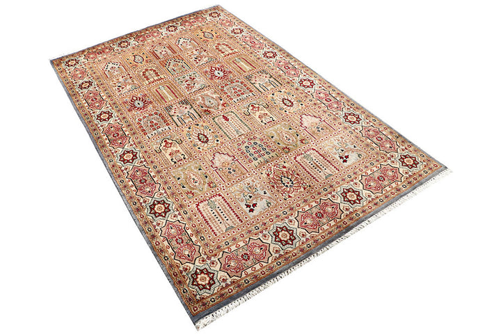 Multi Colored Bakhtiar 3'  11" x 6'  4" - No. QA52226