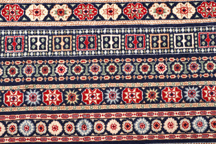 Multi Colored Bakhtiar 4'  6" x 6'  9" - No. QA79770