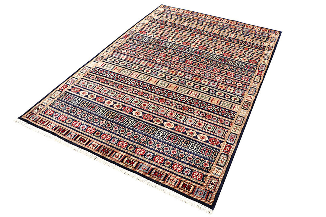 Multi Colored Bakhtiar 4'  6" x 6'  9" - No. QA79770