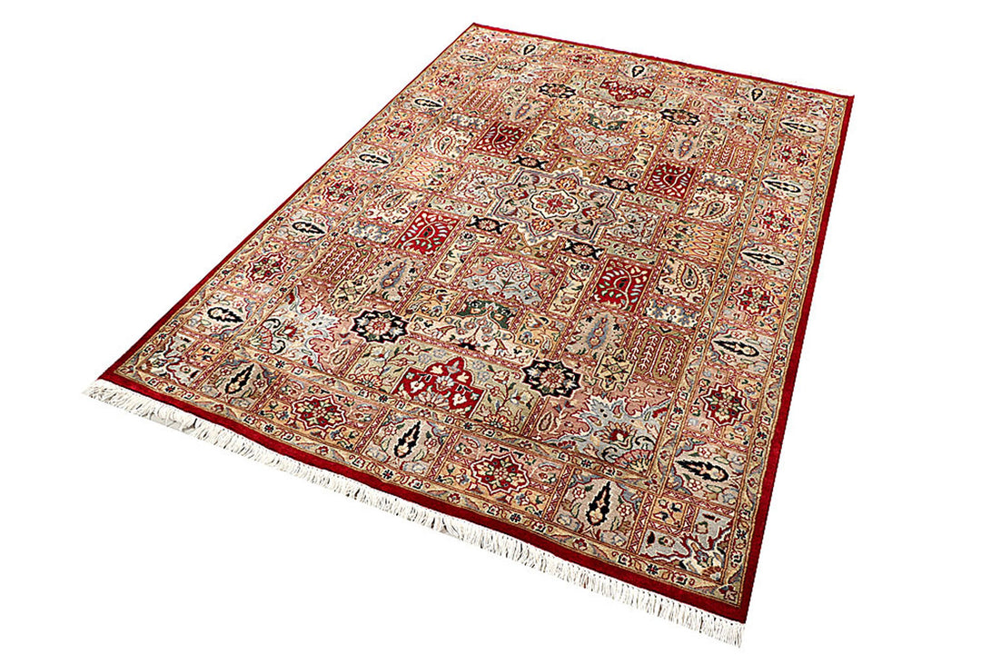 Multi Colored Bakhtiar 4'  6" x 6'  4" - No. QA99727