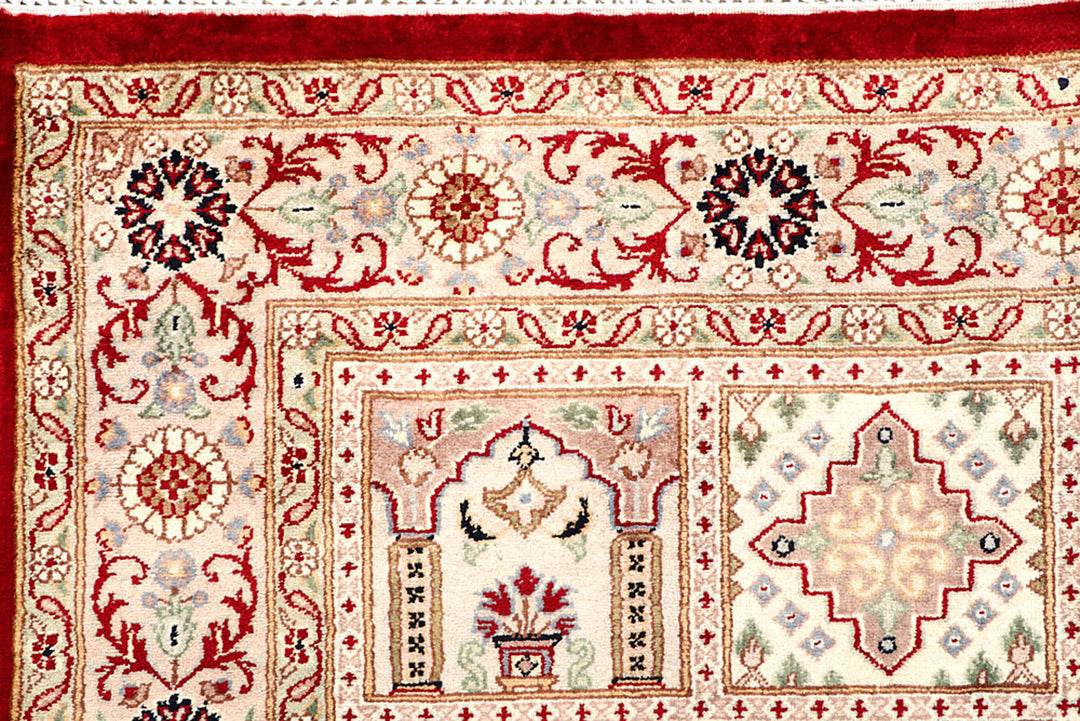 Multi Colored Bakhtiar 4'  6" x 6'  7" - No. QA51673