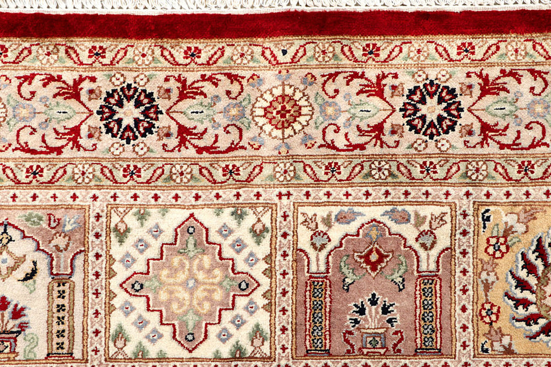 Multi Colored Bakhtiar 4'  6" x 6'  7" - No. QA51673