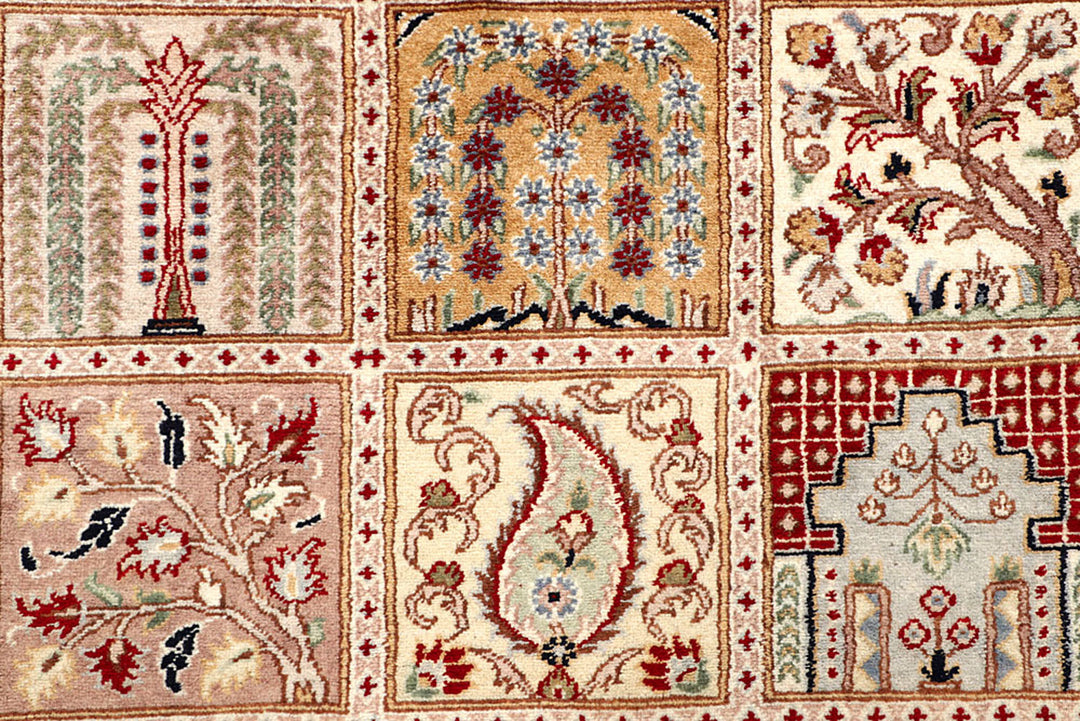 Multi Colored Bakhtiar 4'  6" x 6'  7" - No. QA51673