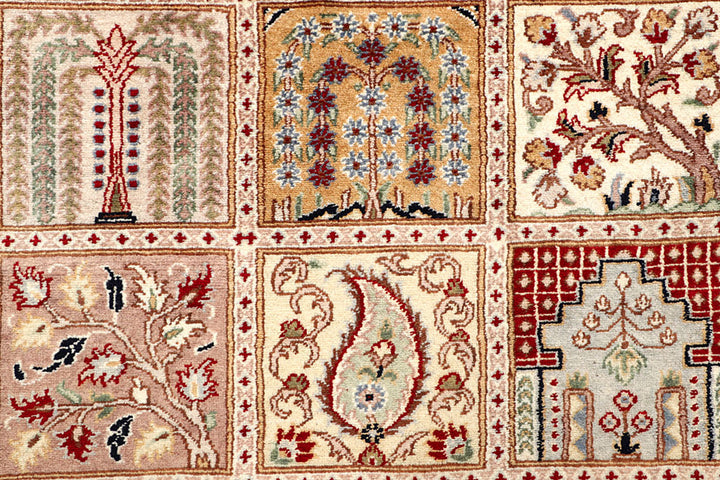 Multi Colored Bakhtiar 4'  6" x 6'  7" - No. QA51673