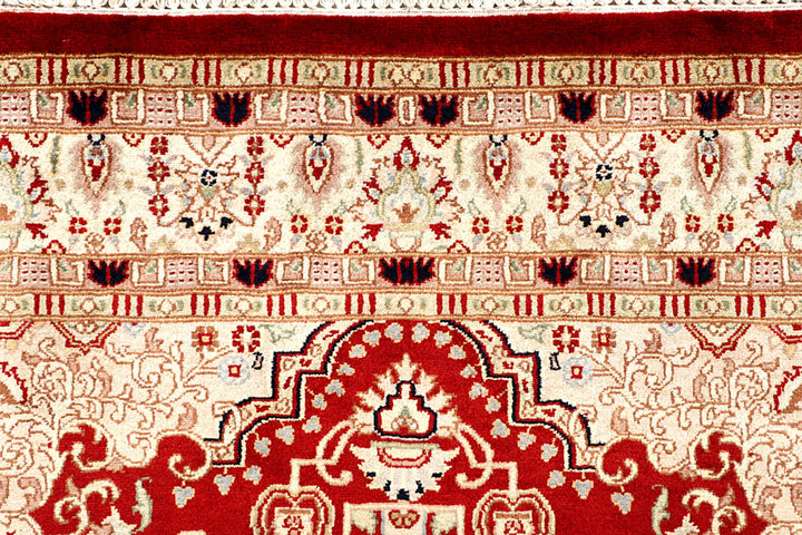 Firebrick Isfahan 4'  5" x 6'  8" - No. QA20173