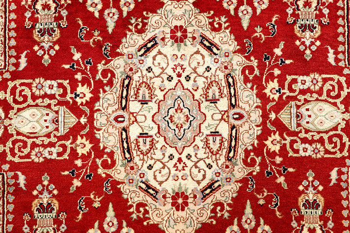 Firebrick Isfahan 4'  5" x 6'  8" - No. QA20173