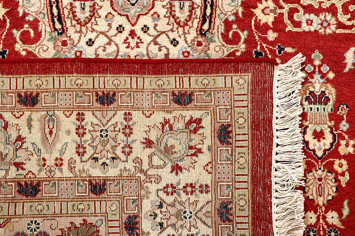 Firebrick Isfahan 4'  5" x 6'  8" - No. QA20173