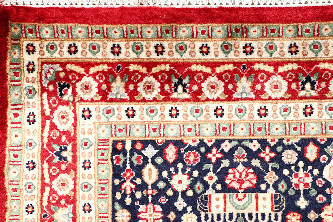 Firebrick Isfahan 4'  6" x 6'  8" - No. QA72092