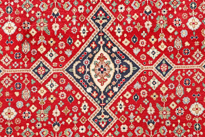 Firebrick Isfahan 4'  6" x 6'  8" - No. QA72092