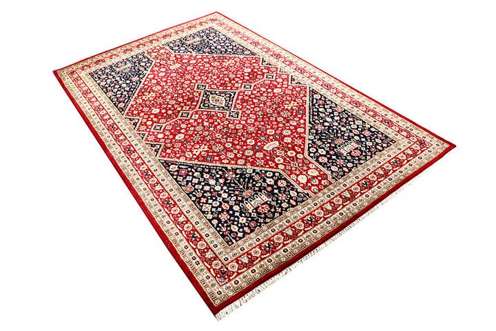 Firebrick Isfahan 4'  6" x 6'  8" - No. QA72092